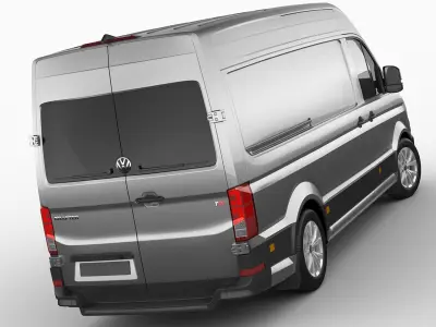 VW Crafter II 2017 L1H2 panel van 3D model purchase