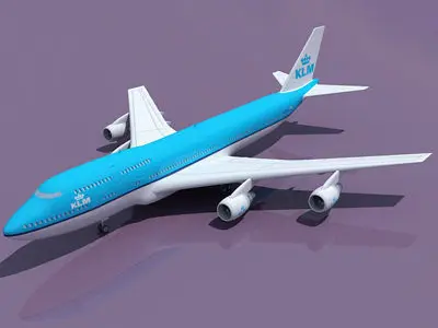 Korean Air Boeing 3D model