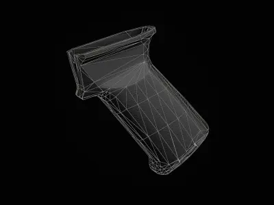 AK - Pistol Grip - Magpul Low-poly 3D model