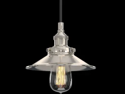 FACTORY FILAMENT METAL SINGLE PENDANT 3D model