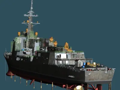Building Ship 3D model