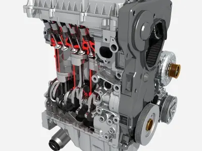 CNC Five axis machining center 3D model purchase