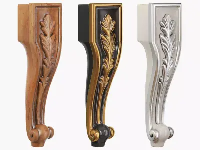 Classic leg 083 3D model