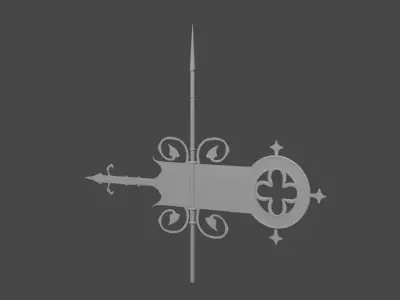 Church Windvain  Free 3D model