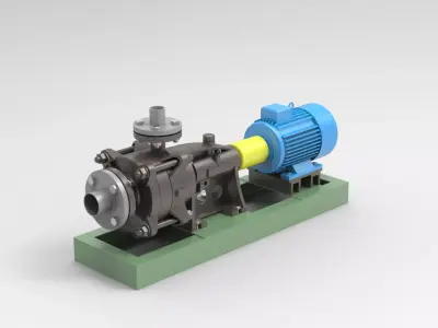 Pump In Line 3D model