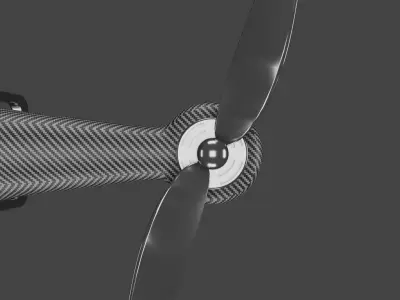 Sci-Fi Drone Low-poly 3D model Low-poly 3D model