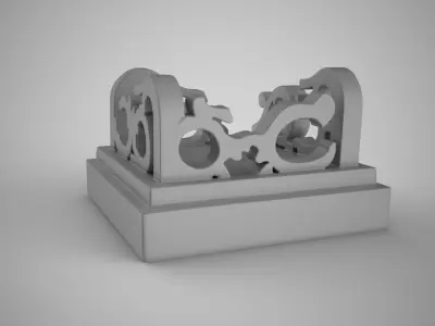 Antique Note Holder 3D print model