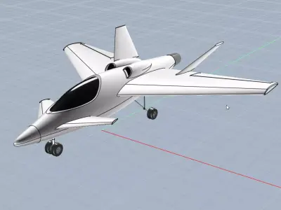 Aircraft 3dprintable concept 3D print model