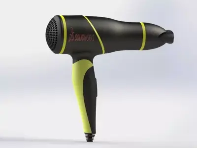 Philips hair dryer 3D model