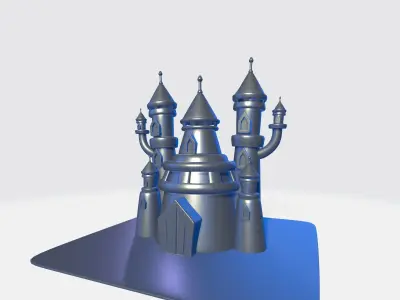 castle  3D model get