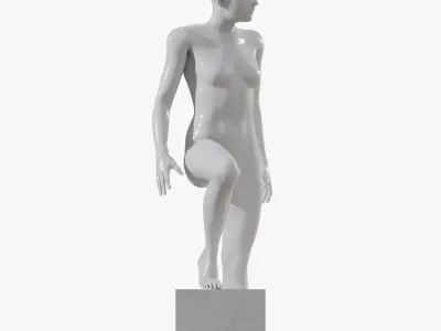  Female mannequin pose 7 PBR 
