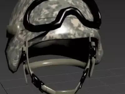 Army Helmet Free low-poly 3D model