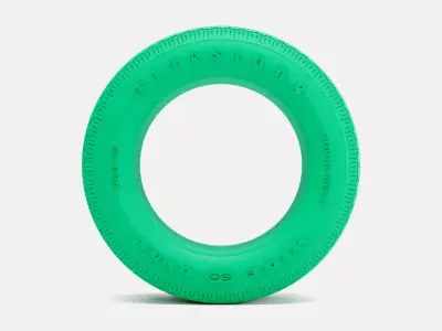 15x7 Firestone Wide Oval Tire F60-15 3D print model