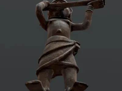 Hornblower Low-poly 3D model
