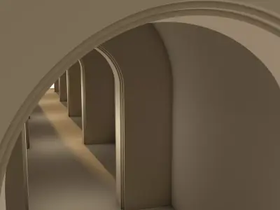 Medieval Tunnel 3D model