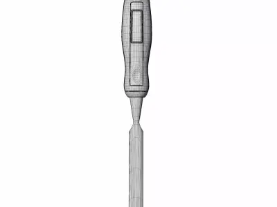 wood chisel 3D model