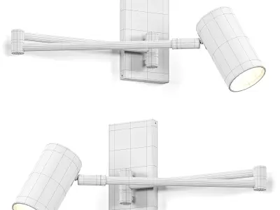 Wall lamp VALLBO LUX 3D model