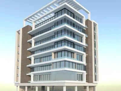 City Building 3D model