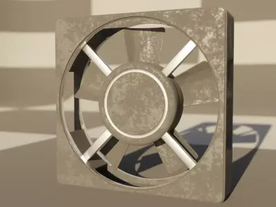 Fan 3D model 3D model