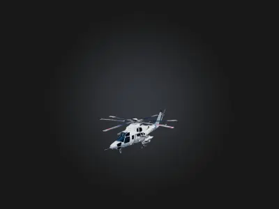 Helicopter 3D model by your3dworld
