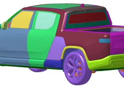 R1T 2022 Vehicle 3d scan model 3D model 3D model