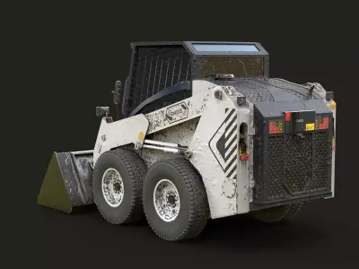 Skid Steer Loader LR Dirt 3D model