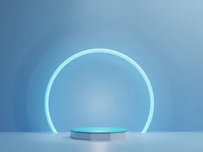 3D background for product 3D model