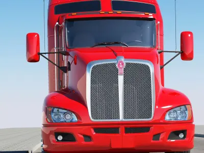  Kenworth T660 Flatbed 3D model