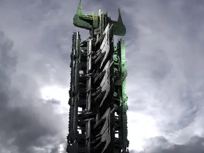 Odins  Dark Tower  3D model