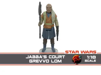 Jabbas Court - Grevvo Lom 1-18 scale Hasbro Kenner 3D print model