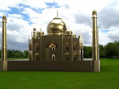 Taj Mahal Free 3D model purchase