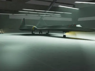 Lockheed SR-71 BlackBird 3D model buy