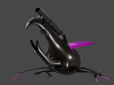 animals 3d characters animal stag beetle 3D model