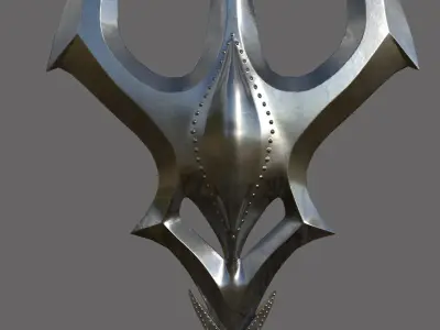 Thunder Spear Low-poly 3D model