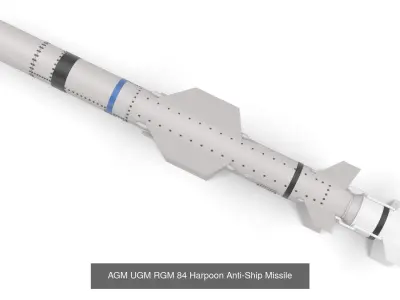 Missile Collection Pack 3D PBR Model