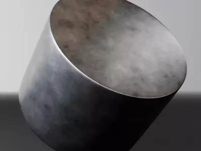 3 Unique Metal Shaders 3D model