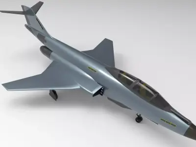 McDonnell F-101 Voodoo 3D model