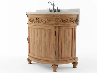 bath cabinet 3D model