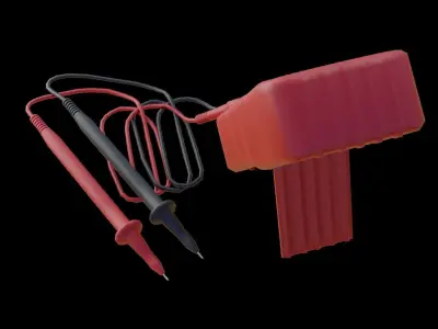 Digital Multimeter Low-poly 3D model purchase