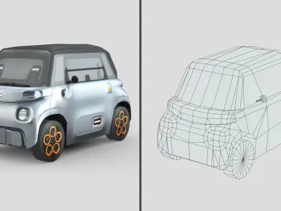Low-Poly Car Pack 015 - Compact Commuters