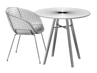Liu H73 Bistrot Table  3D model