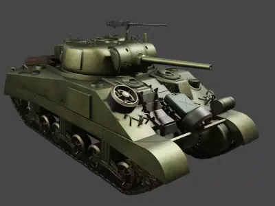 M4 Sherman 3D model