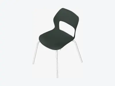 Chair - Office - Worksmart - Metal Legs Low-poly 3D model