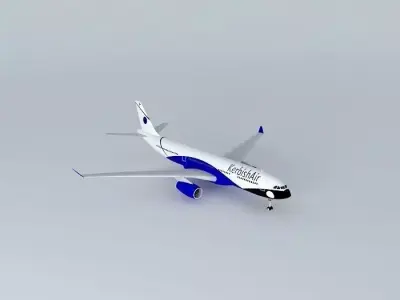 KerbishAir Airbus A330 200 Free 3D model