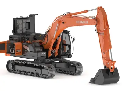 Hitachi ZX300-7 Excavator 3D model