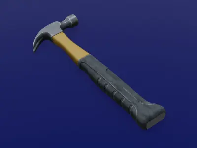 Hammer 3D Model Low-poly 3D model purchase