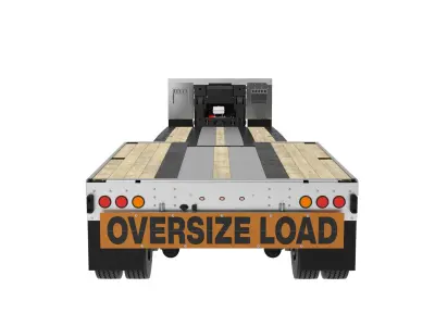 Heavy Duty Trailer 3D model