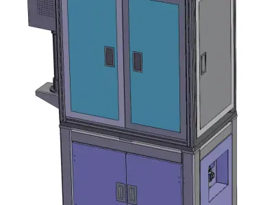 Automatic drilling machine 3D model