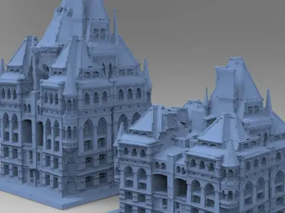 Minister for magic Tower 3 3D model