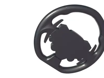 Steering Wheel stl - Cockpit Car - game Steering Wheel 3D print model